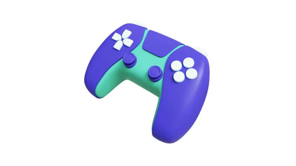 Colorful game controller symbolizing creativity and skill-building in UI/UX design.