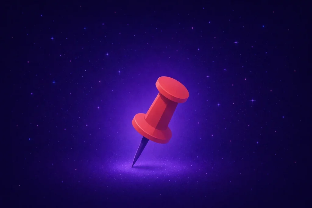 Red pin representing the local seo concept